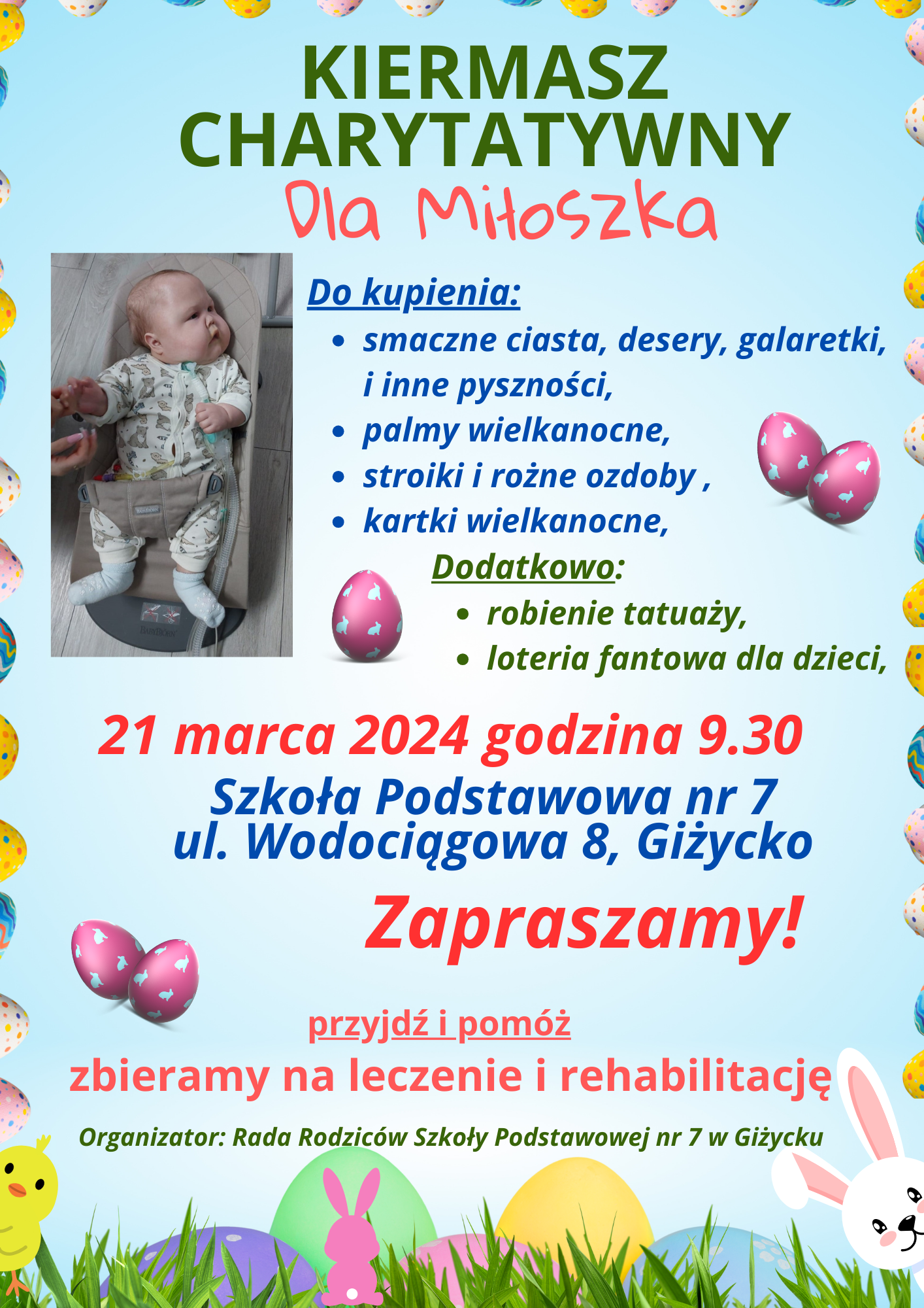 WIELKANOCNY KIERMASZ CHARYTATYWNY 28.02.2024