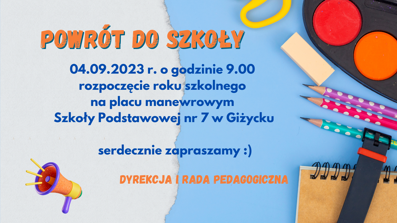 powrót do szkoły błekit